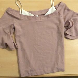 Off the shoulder stylish  vintage blouse